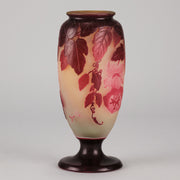 Galle cameo Pink Flower vase