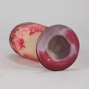 Galle cameo Pink Flower vase