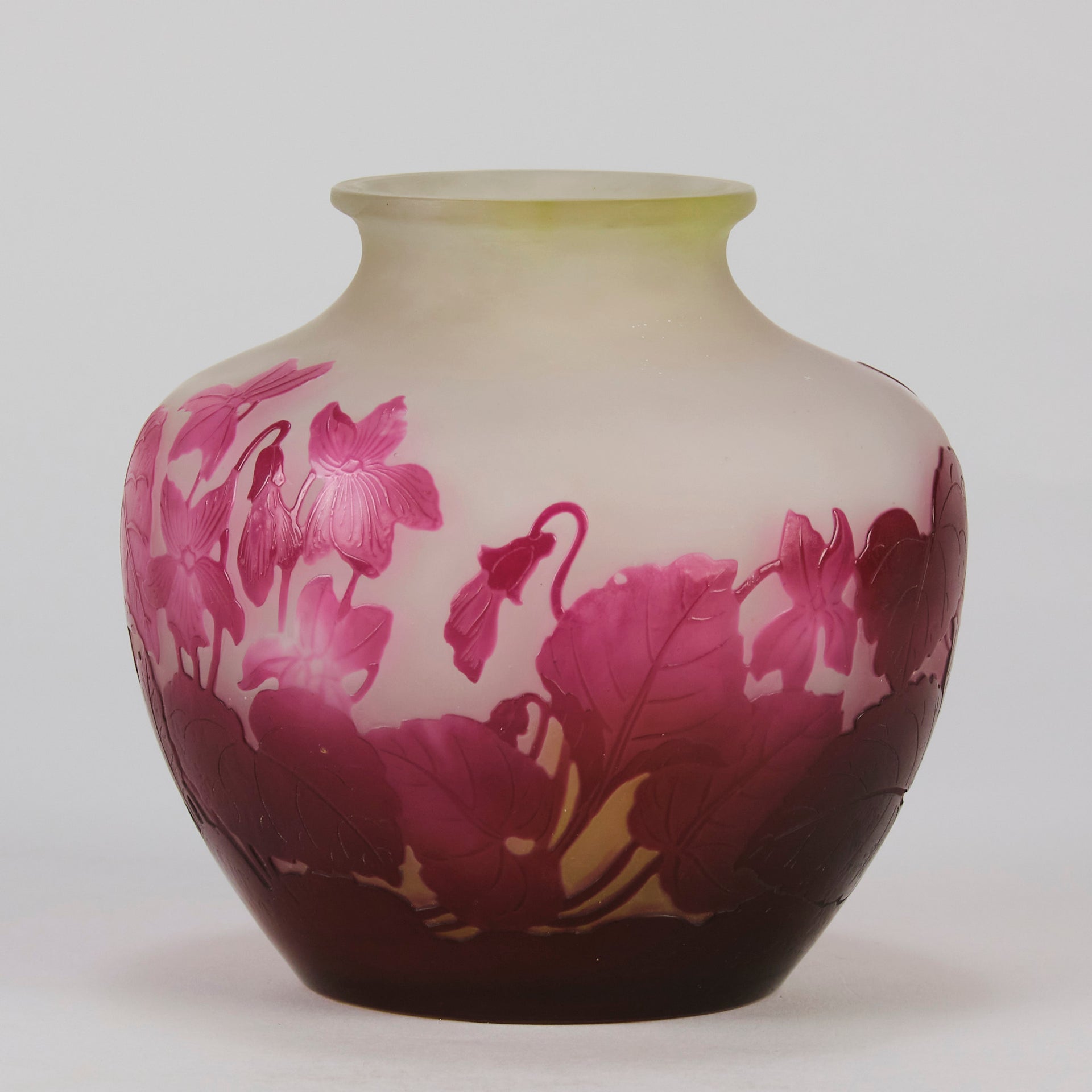 Emile Galle Flower Vase - Art Nouveau - Hickmet Fine Arts