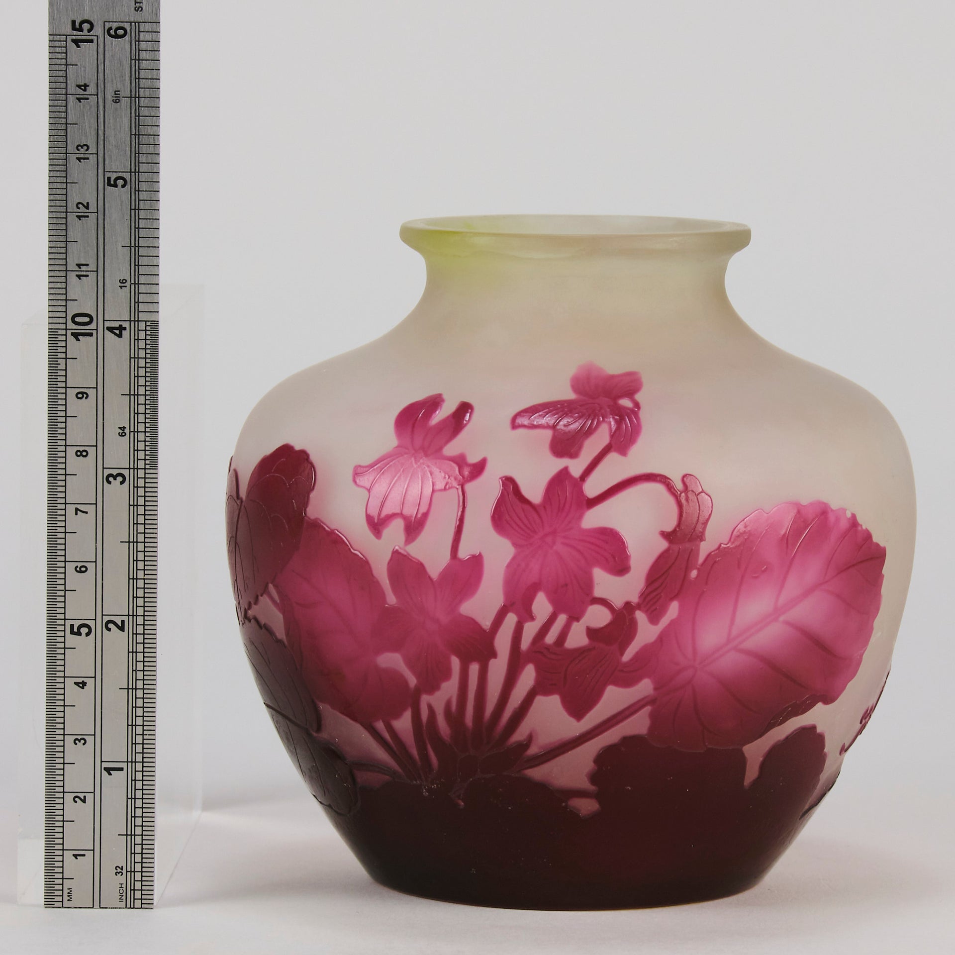 Emile Galle Flower Vase - Art Nouveau - Hickmet Fine Arts
