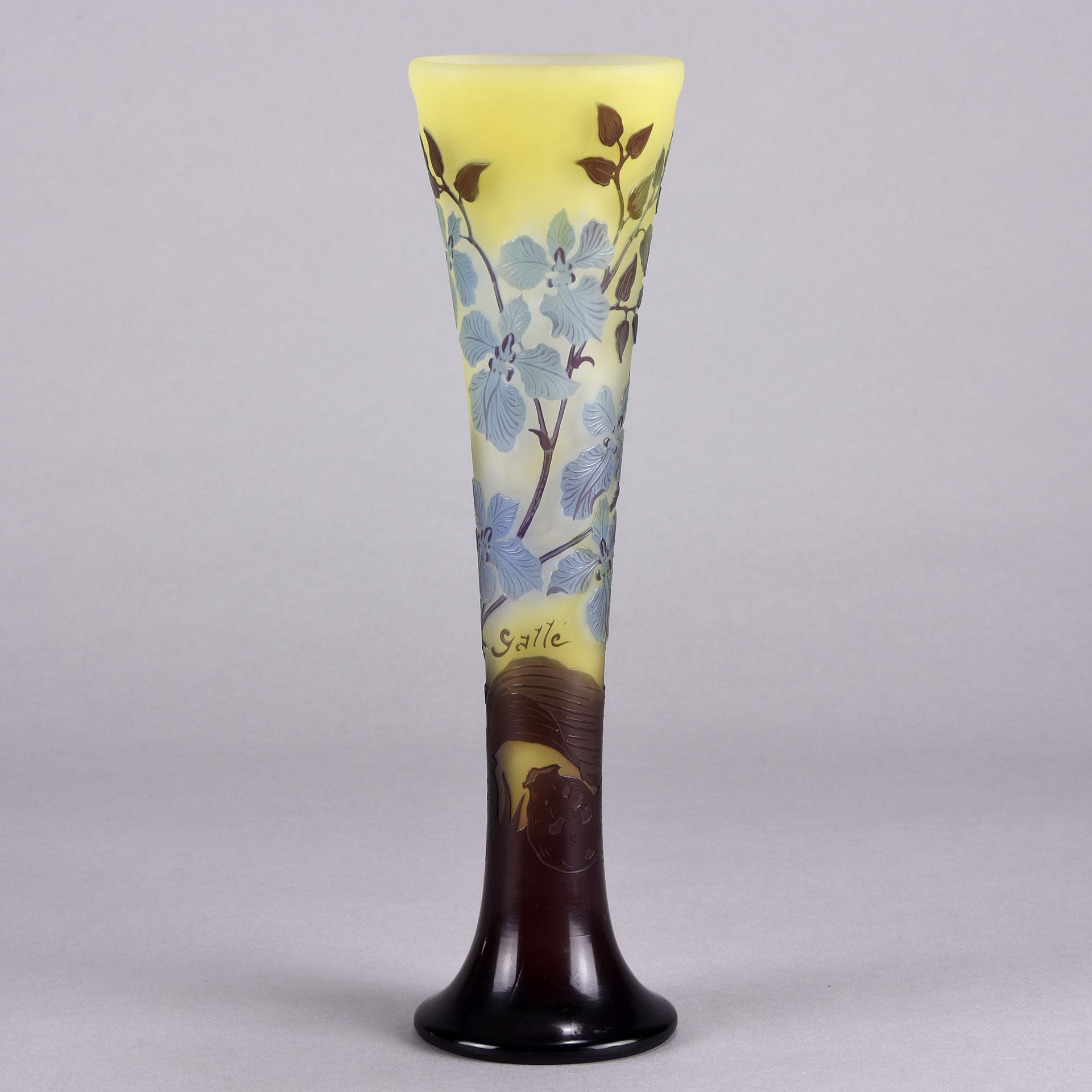 Emile Galle - Flower Galle Vase - Hickmet Fine Arts