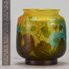 Square Floral Vase by Emile Gallé Glass - Hickmet Fine Arts