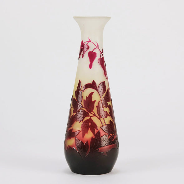 "Heart Flower Vase" by Emile Gallé