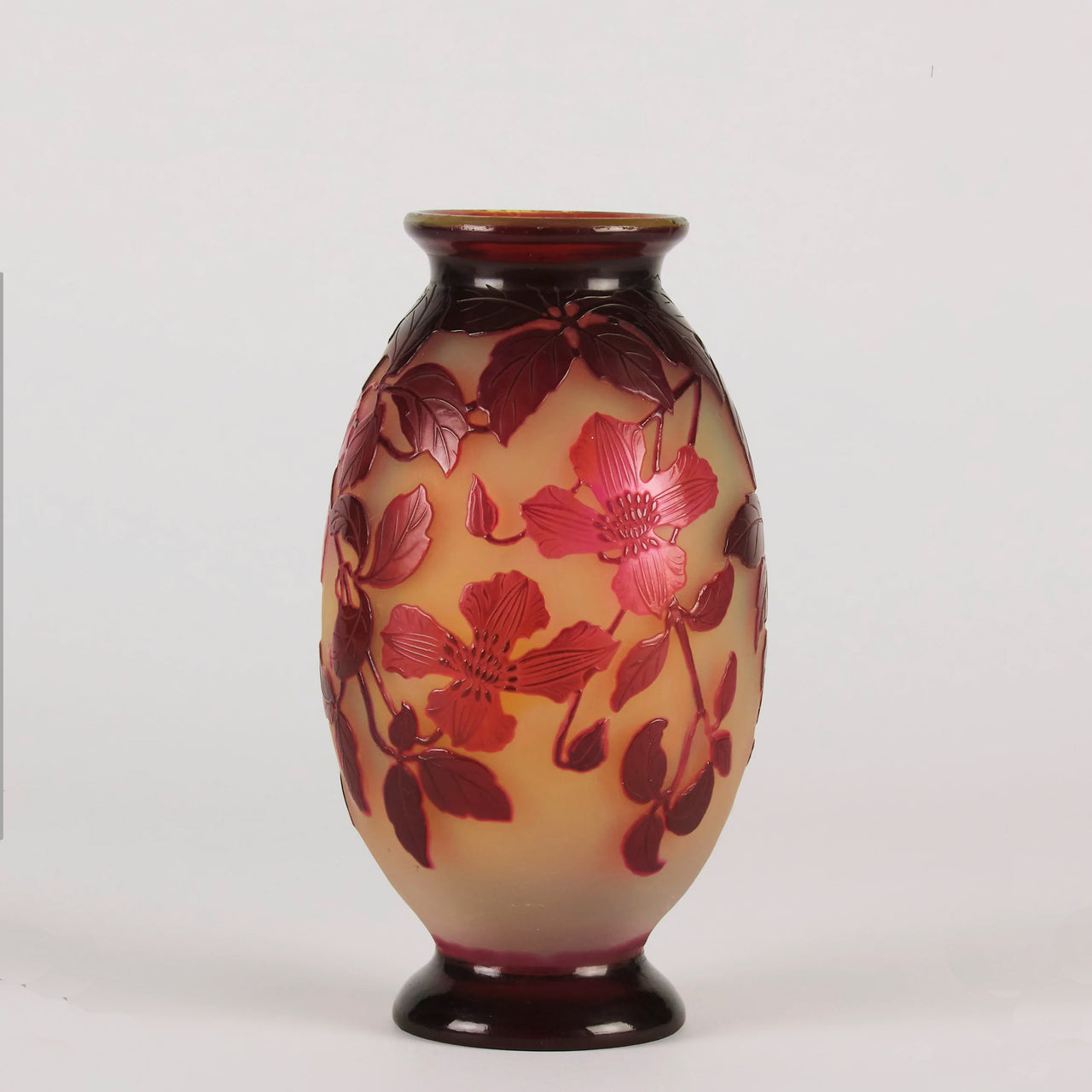 "Nasturtium Vase" by Emile Gallé