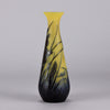 Emile Galle Vase - Art Nouveau Glass - Water Lillies Vase - Hickmet Fine Arts 