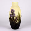 'Blue Chrysantheum' Vase by Emile Gallé