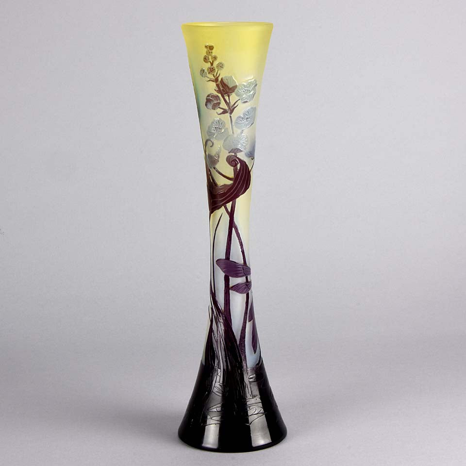 Gallé Dragonfly Vase