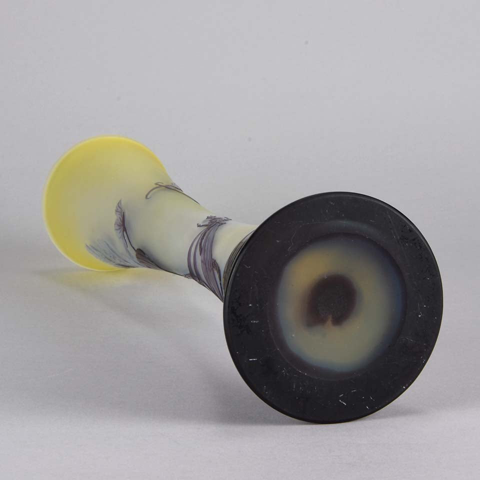 Gallé Dragonfly Vase