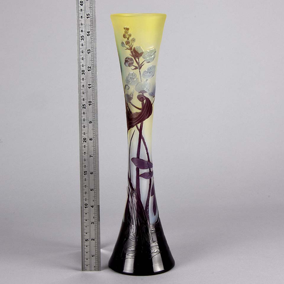 Gallé Dragonfly Vase