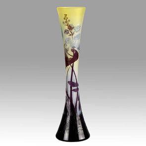 Gallé Dragonfly Vase