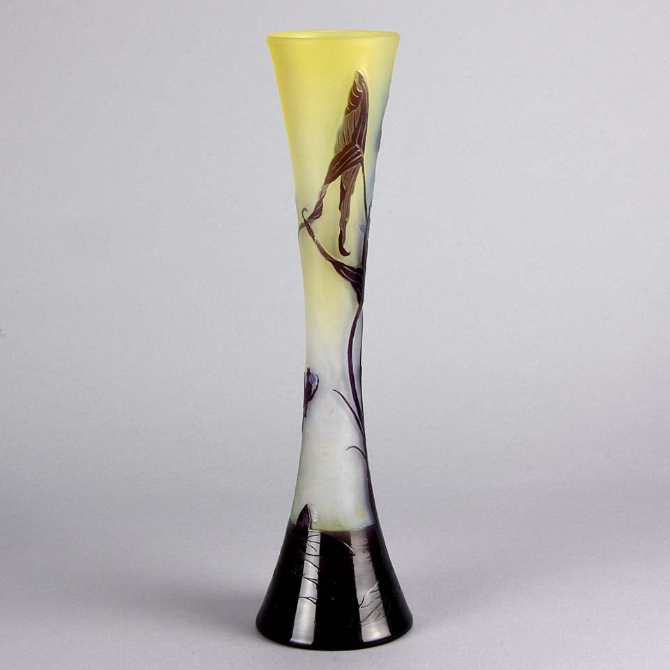 Gallé Dragonfly Vase