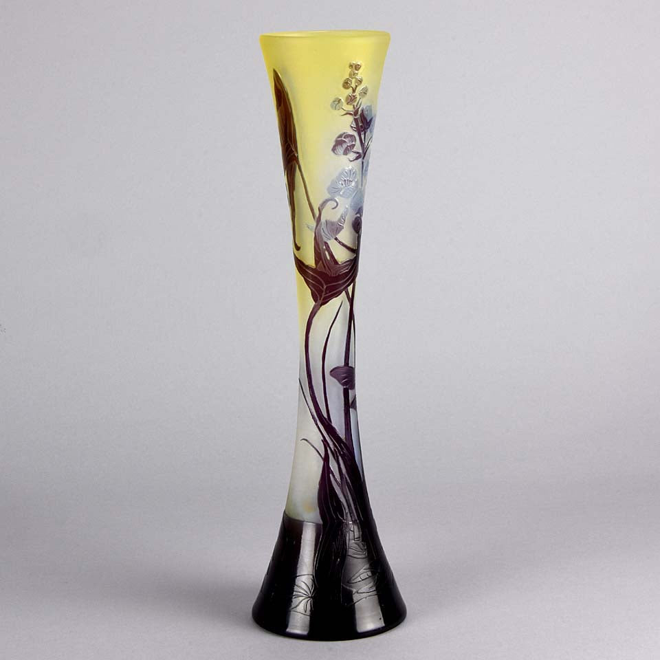 Gallé Dragonfly Vase