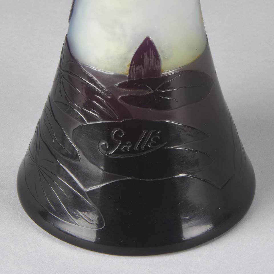 Gallé Dragonfly Vase