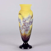 Emile Galle Vase - Art Nouveau Glass -  Flower Vase - Hickmet Fine Arts