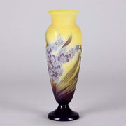 Emile Galle Vase - Art Nouveau Glass -  Flower Vase - Hickmet Fine Arts