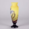 Emile Galle Vase - Art Nouveau Glass -  Flower Vase - Hickmet Fine Arts