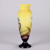 Emile Galle Vase - Art Nouveau Glass -  Flower Vase - Hickmet Fine Arts