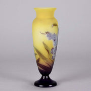 Emile Galle Vase - Art Nouveau Glass -  Flower Vase - Hickmet Fine Arts