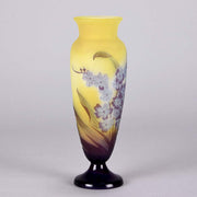 Emile Galle Vase - Art Nouveau Glass -  Flower Vase - Hickmet Fine Arts