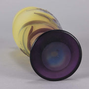 Emile Galle Vase - Art Nouveau Glass -  Flower Vase - Hickmet Fine Arts