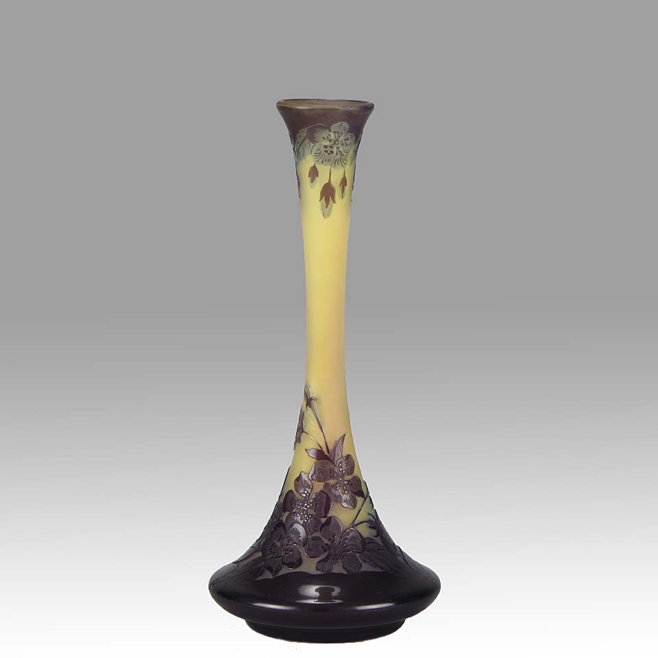 Gallé Hanging Flowers Vase