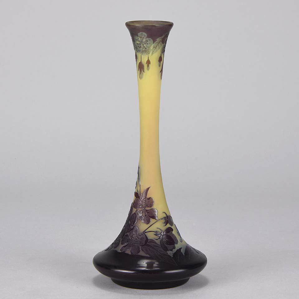 Gallé Hanging Flowers Vase