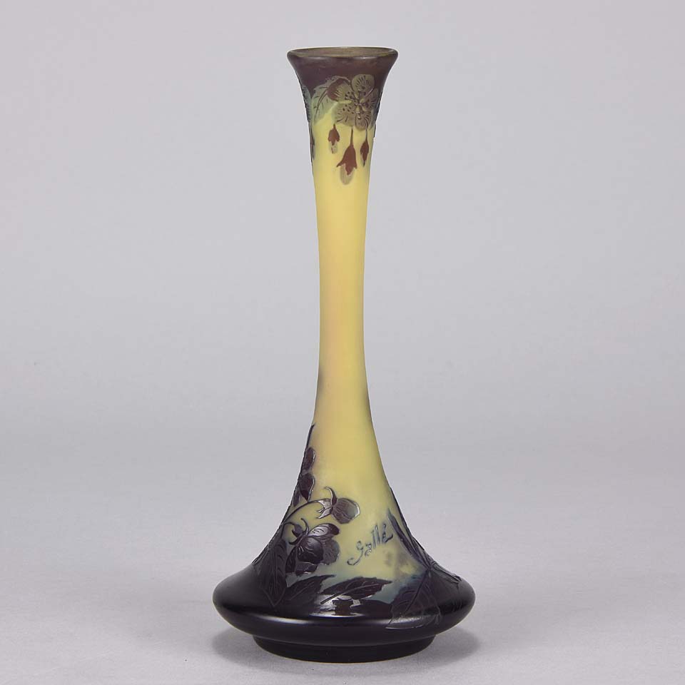 Gallé Hanging Flowers Vase