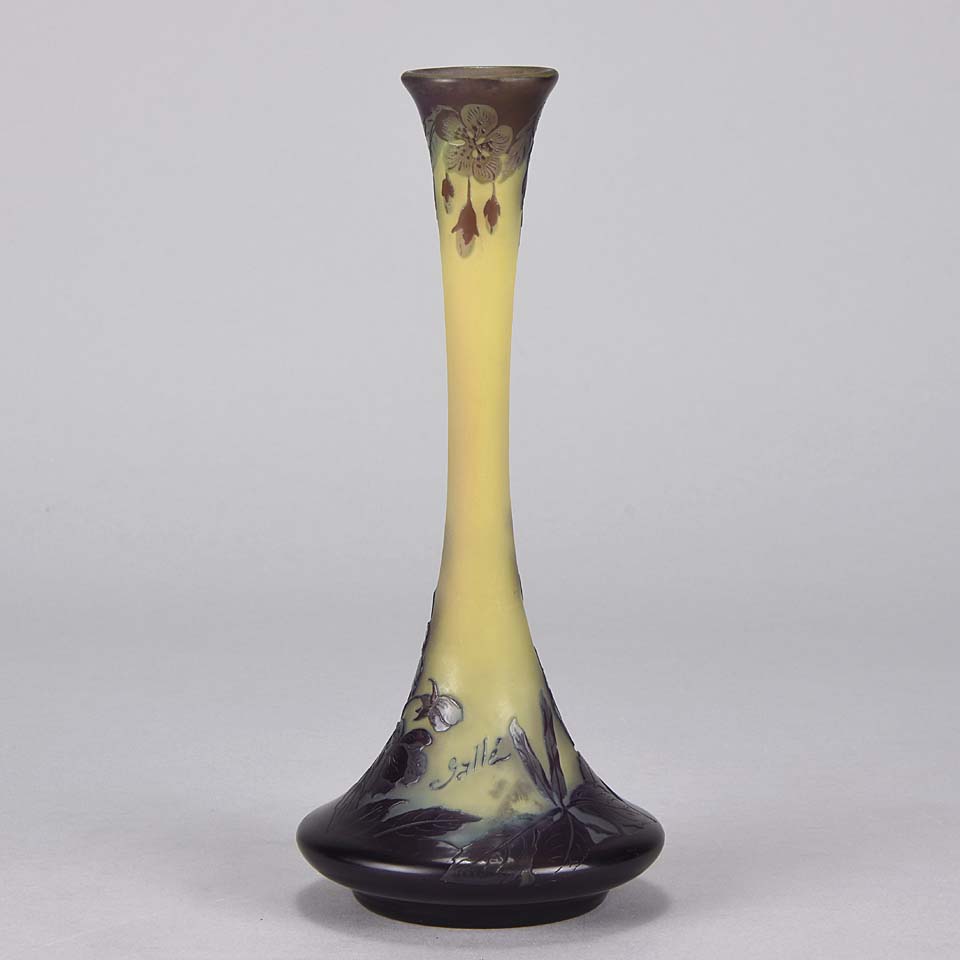 Gallé Hanging Flowers Vase