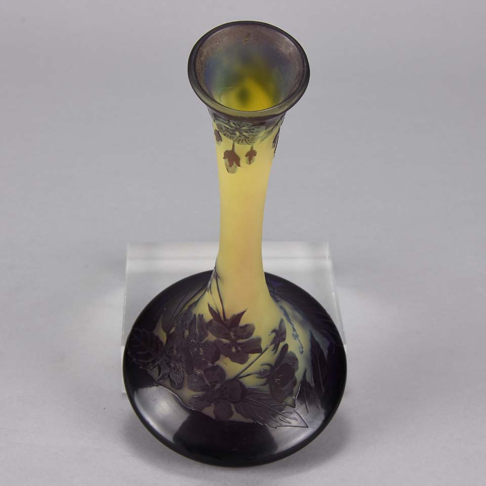 Gallé Hanging Flowers Vase