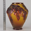 "Soufflé Plums Vase" by Emile Gallé