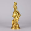 Art Nouveau Bronze by Adrien Gaudez Bronze - La Jeune Femme - Hickmet Fine Arts