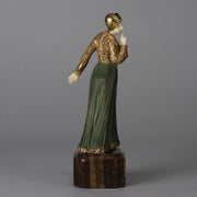 Georges Gori Bronze & Ivory Figure - Art Deco - Hickmet Fine Arts 