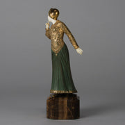 Georges Gori Bronze & Ivory Figure - Art Deco - Hickmet Fine Arts 