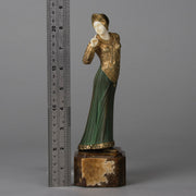 Georges Gori Bronze & Ivory Figure - Art Deco - Hickmet Fine Arts 