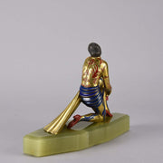 Gerdagp Art Deco Bronze & Ivory Statue