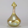 Golden Goose-neck Vase by Johann Loetz
