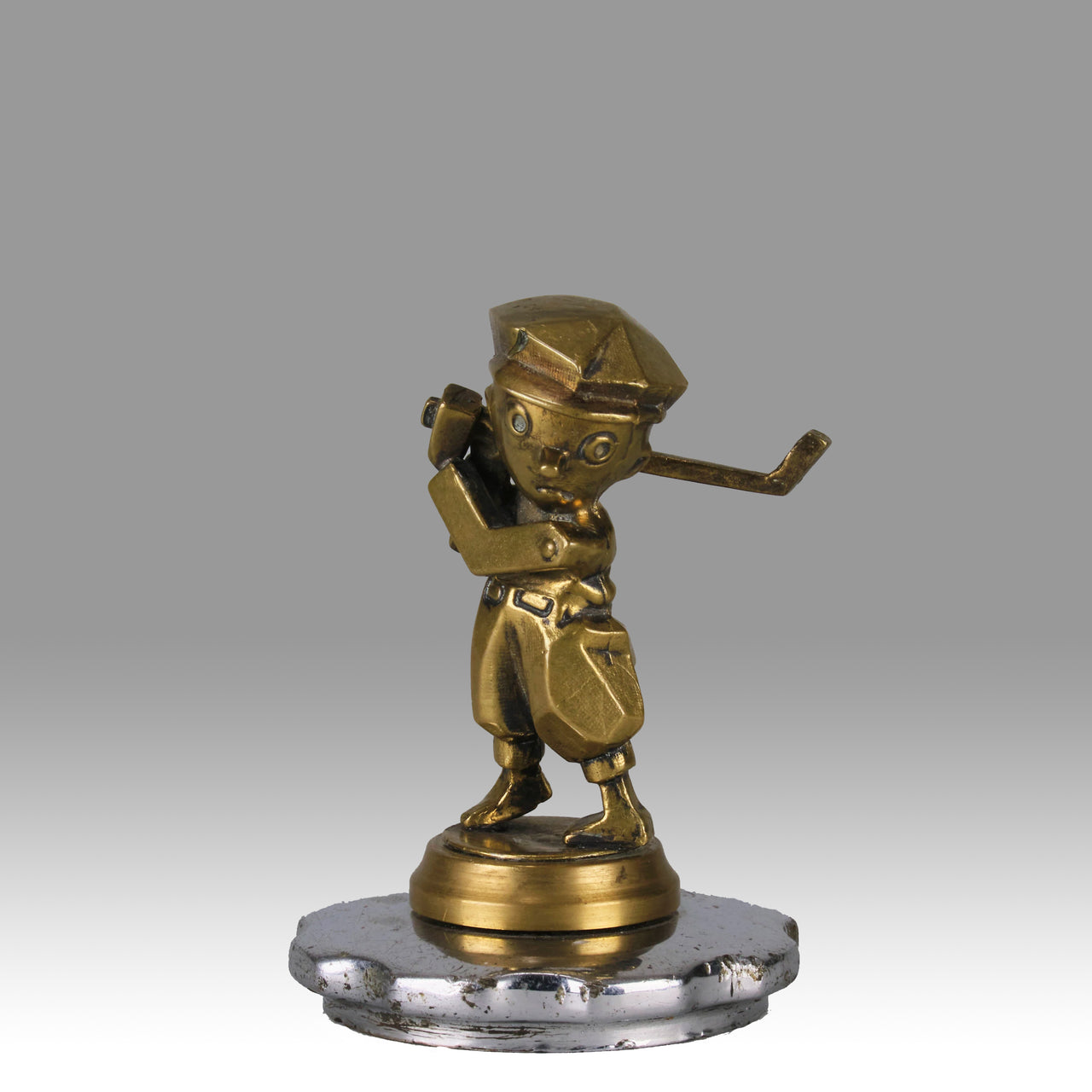 Art Deco - "Golfer" Car Mascot - Hickmet Fine Arts 