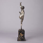 Guiraud Riviere Dancer with Ball - Art Deco Bronze- Hickmet Fine Arts 
