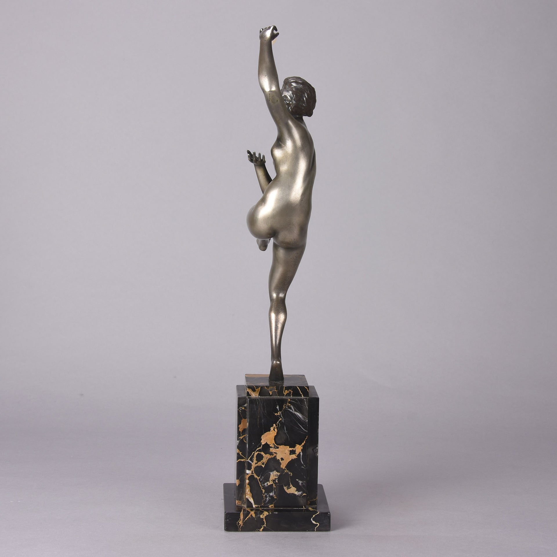 Guiraud Riviere Dancer with Ball - Art Deco Bronze- Hickmet Fine Arts 