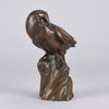 Resting Owl - Sieloff Bronze Owl - Hickmet Fine Arts 