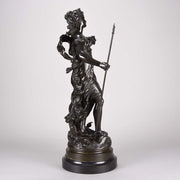 Art Nouveau Hippolyte Moreau Bronze - Classical Maidens - Hickmet Fine Arts