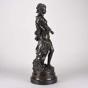 Art Nouveau Hippolyte Moreau Bronze - Classical Maidens - Hickmet Fine Arts