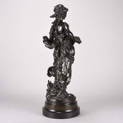 Art Nouveau Hippolyte Moreau Bronze - Classical Maidens - Hickmet Fine Arts