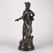 Art Nouveau Hippolyte Moreau Bronze - Classical Maidens - Hickmet Fine Arts