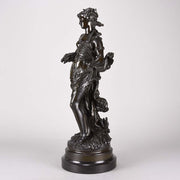Art Nouveau Hippolyte Moreau Bronze - Classical Maidens - Hickmet Fine Arts