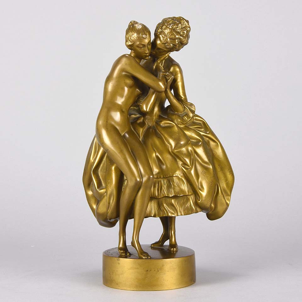 Zwei Junge Damen - Scholz - Art Deco Statues 1930s - Hickmet Fine Art