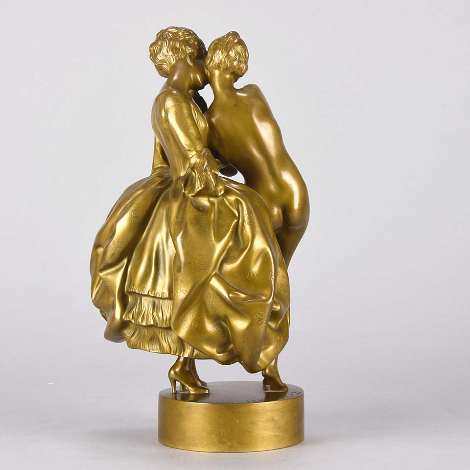 Zwei Junge Damen - Scholz - art deco bronze lady - Hickmet Fine Art