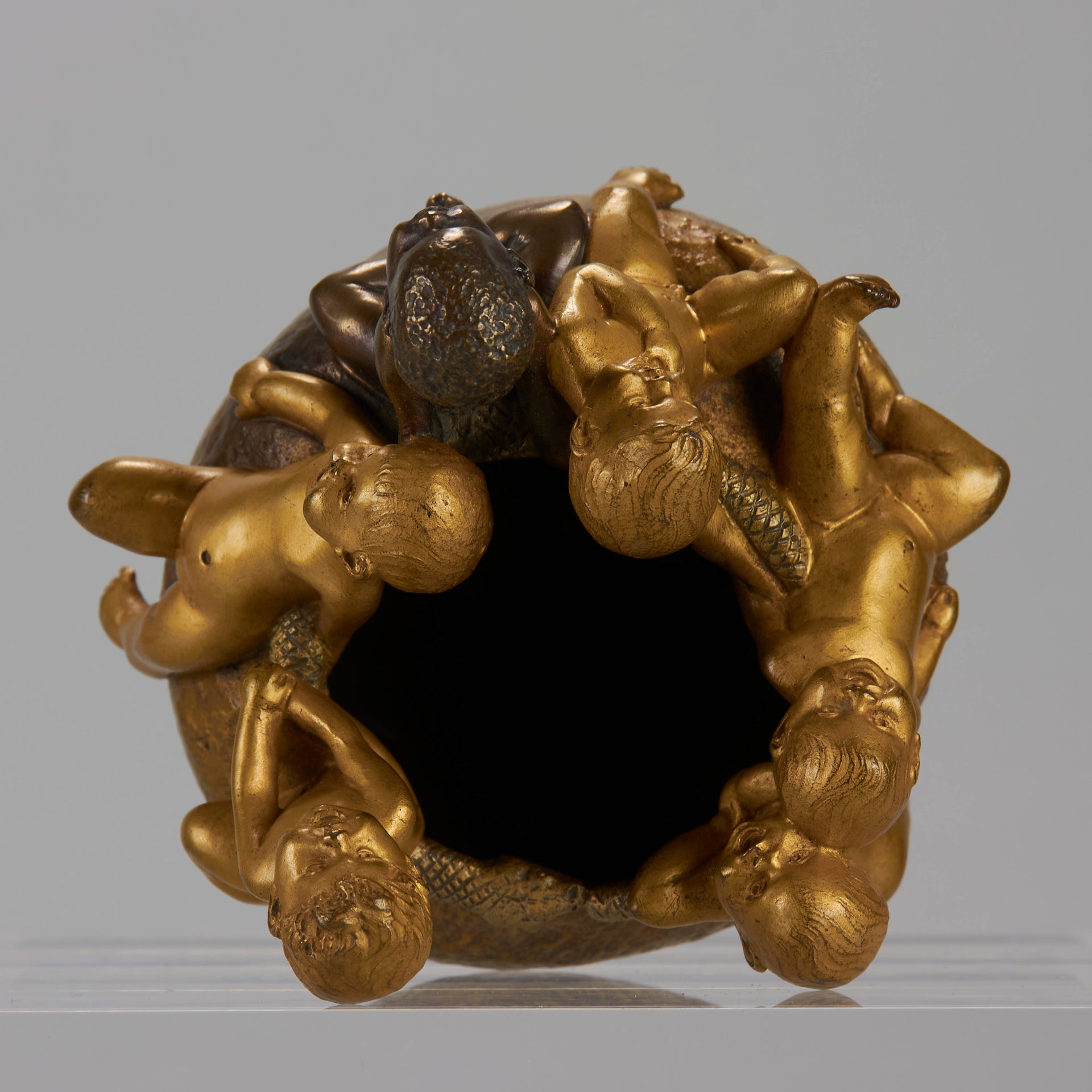 Bronze Children singing