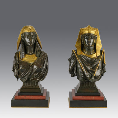 Isis and Ramses Hebert Bronze