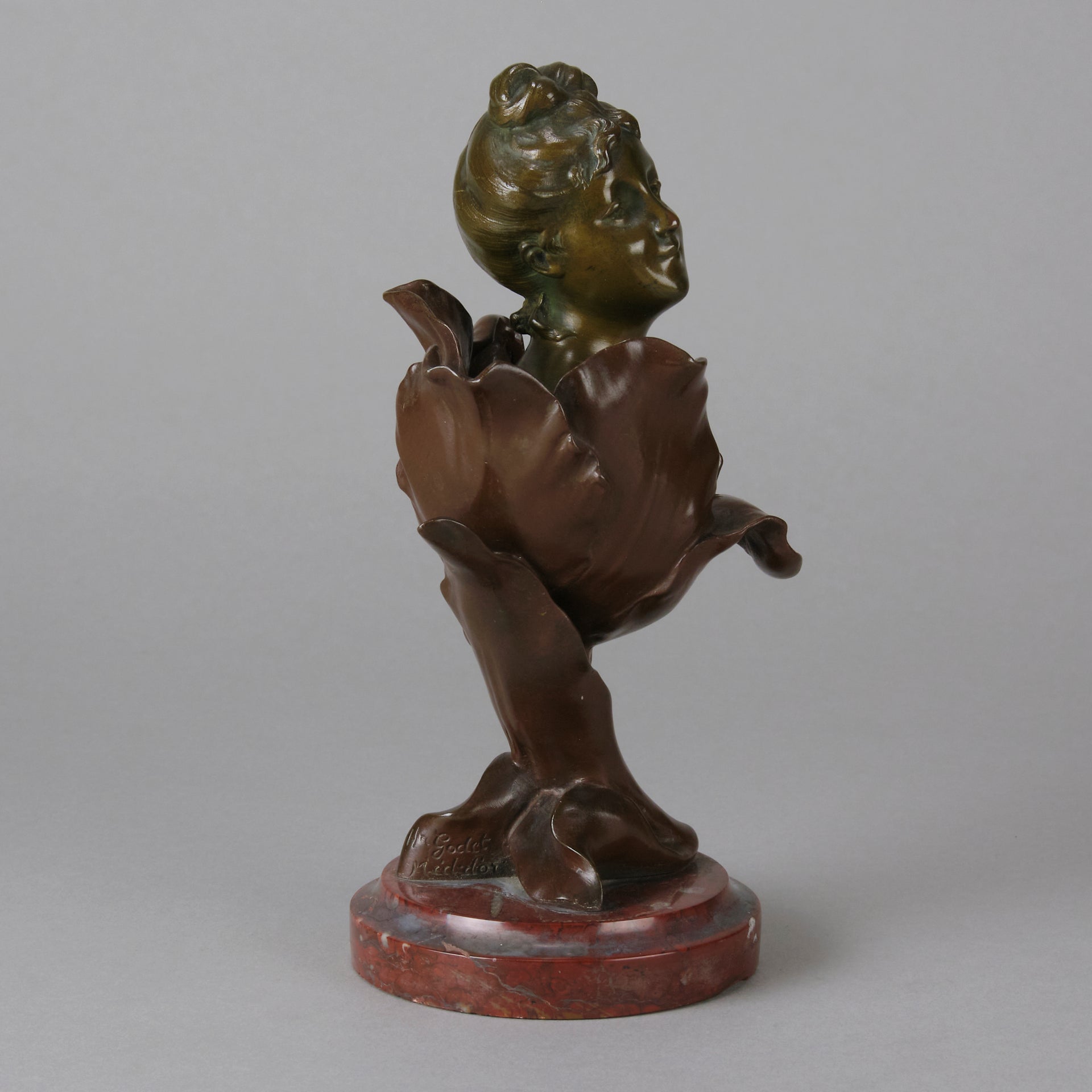 Godet Bronze Bust